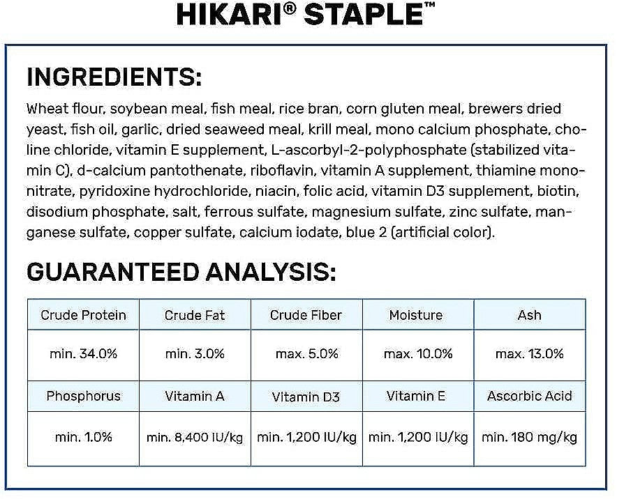 Hikari Staple Floating Medium Pellet Koi Food