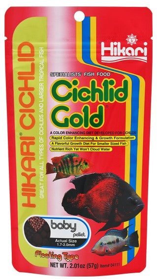 Hikari Cichlid Gold Floating Baby Pellet Food