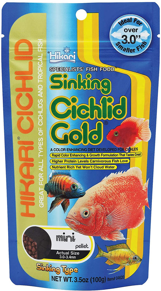 Hikari Sinking Cichlid Gold Mini Pellet Food