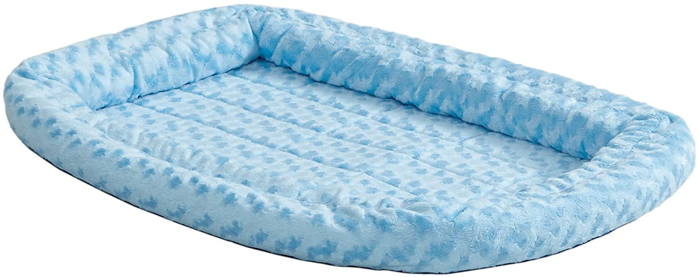 MidWest Double Bolster Pet Bed Blue