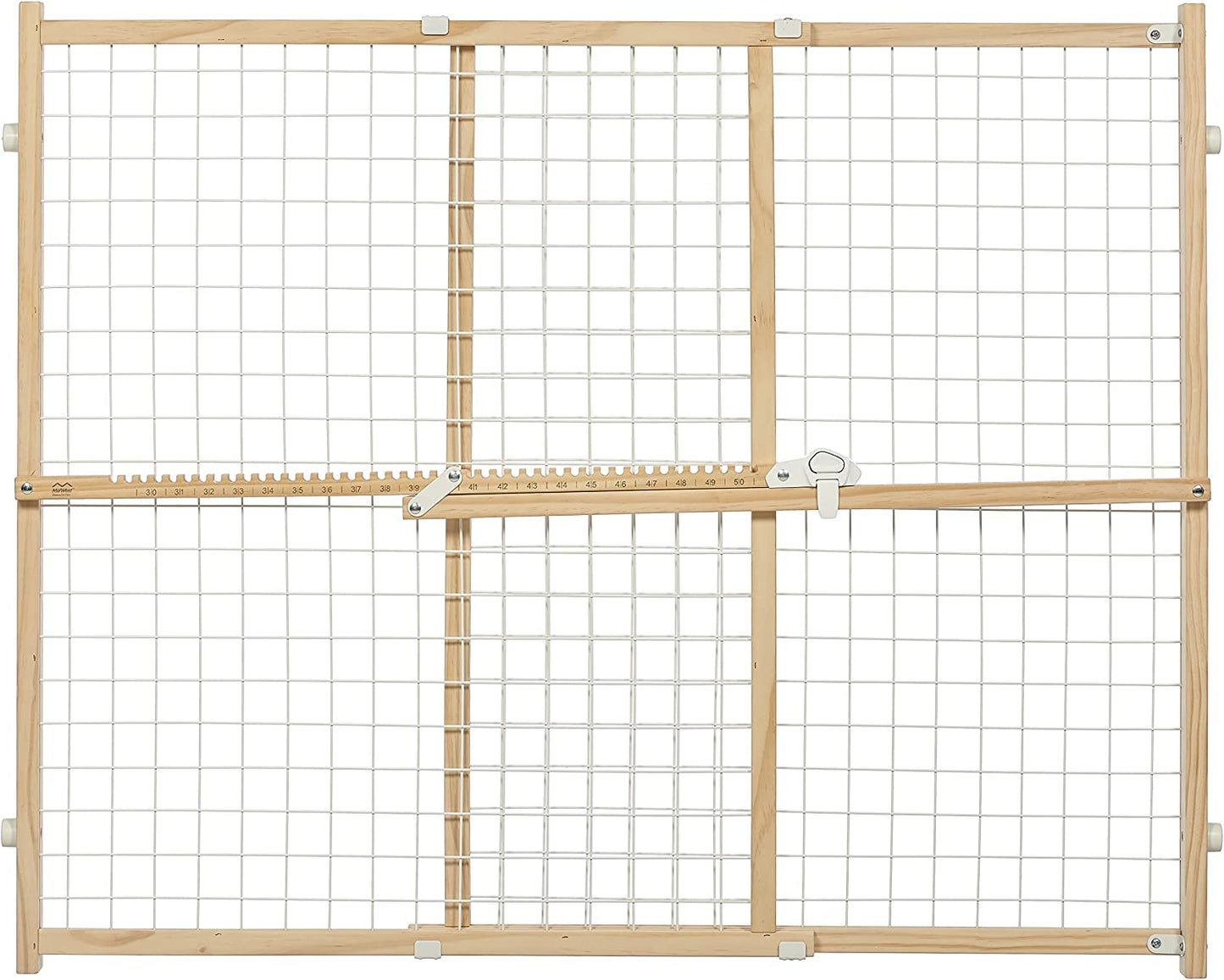 MidWest Wire Mesh Wood Pressure Mount Pet Safety Gate