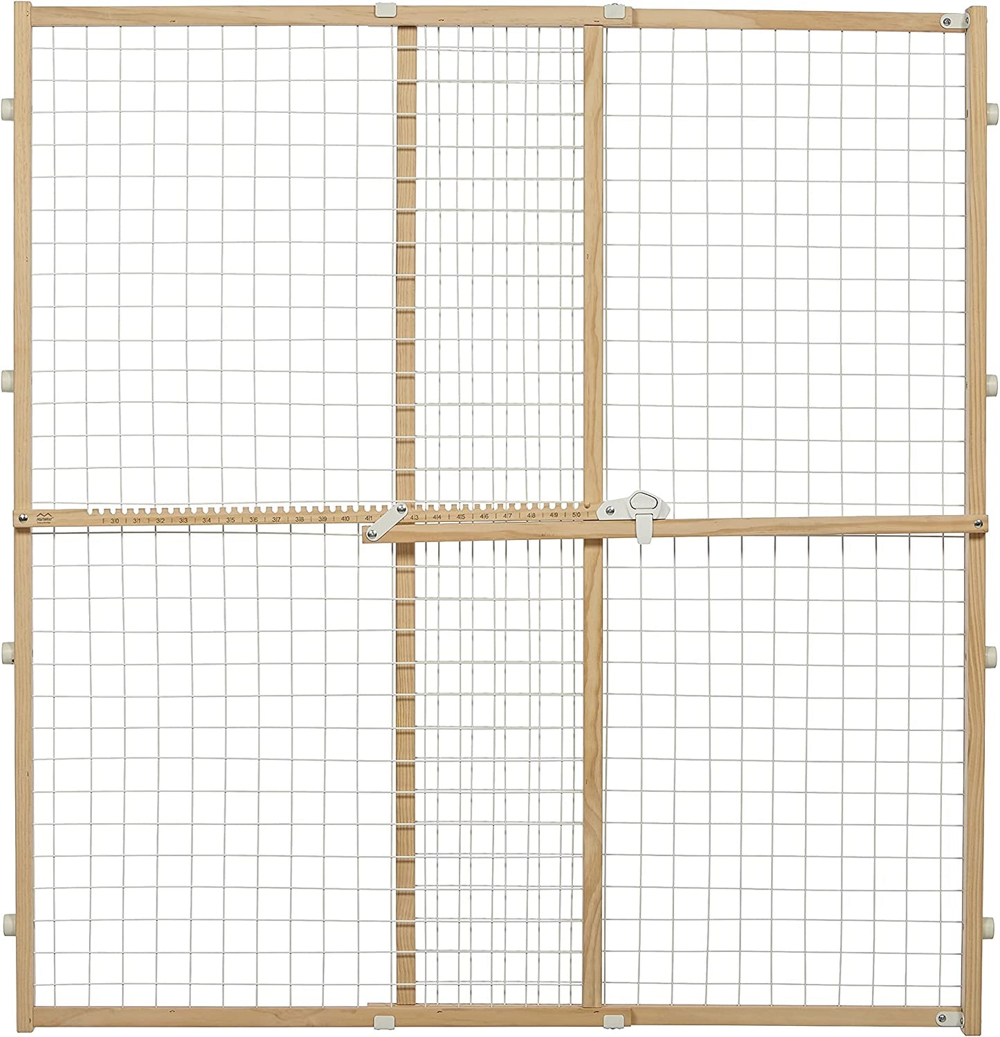 MidWest Wire Mesh Wood Pressure Mount Pet Safety Gate