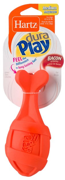 Hartz Dura Play Bacon Scented Rocket Dog Toy Medium