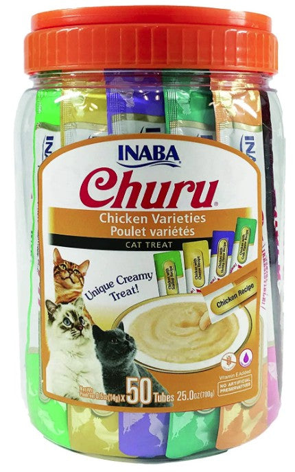 Inaba Churu Chicken Varieties Creamy Cat Treat