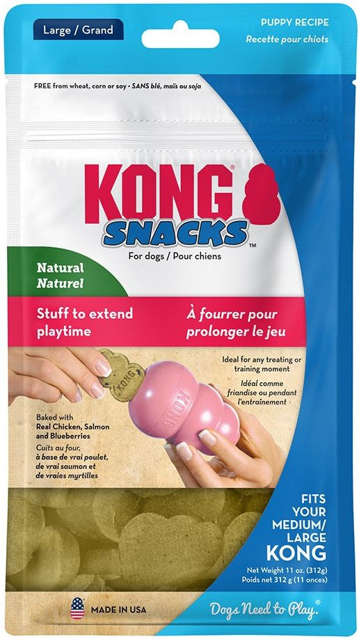 KONG Snacks for Dogs Puppy Recipe Large