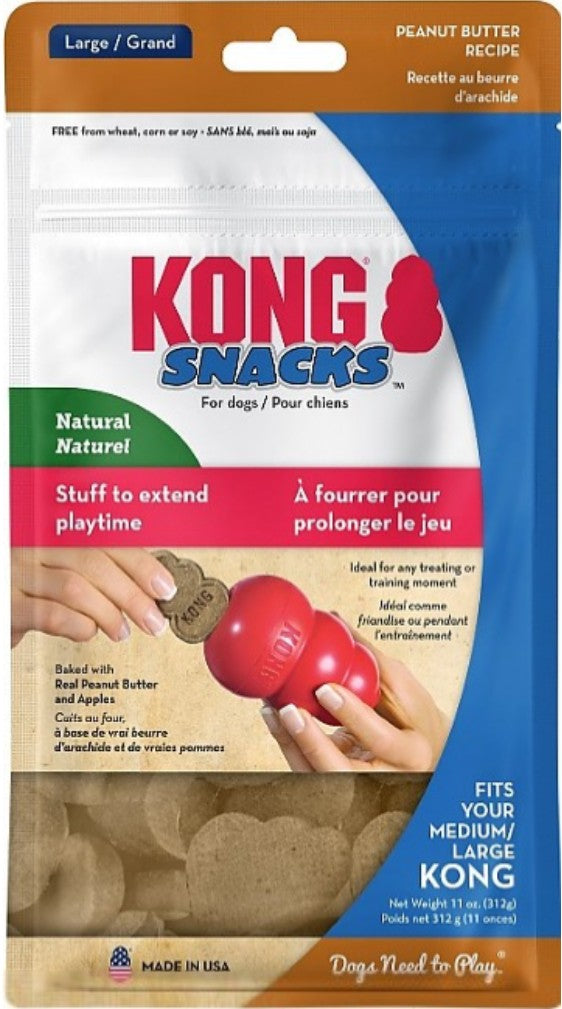 KONG Snacks for Dogs Peanut Butter Recipe Large