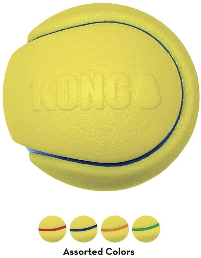 KONG Squeezz Tennis Ball Assorted Colors