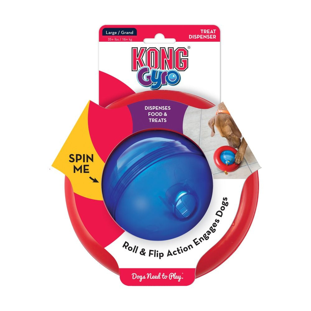 KONG Gyro Dog Toy Assorted Colors