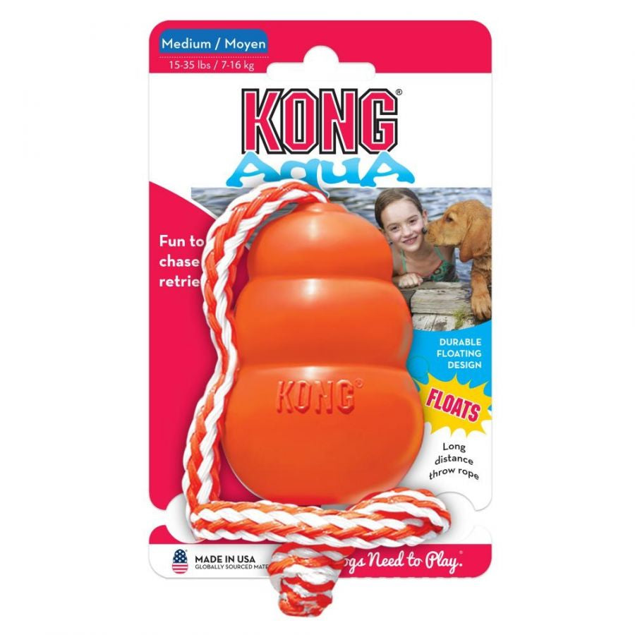 KONG Aqua Floating Dog Toy with Rope