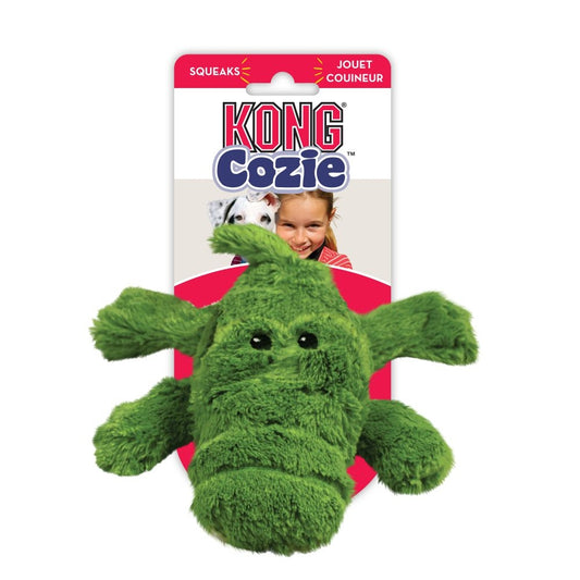 KONG Cozie Ali the Alligator Dog Toy