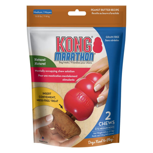 KONG Marathon Peanut Butter Flavored Dog Chew Medium