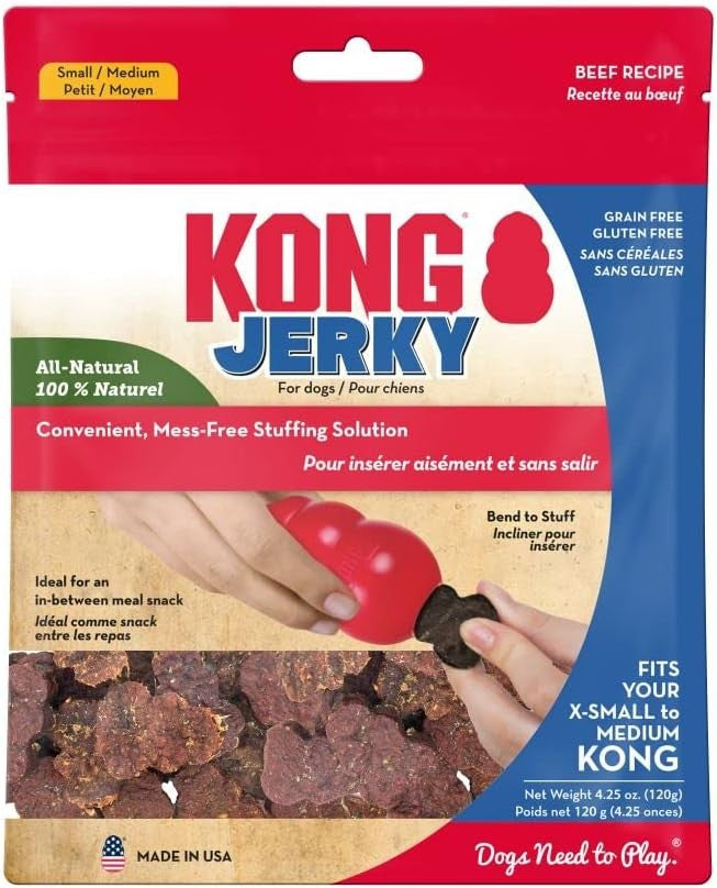 KONG Jerky Beef Flavor Treats for Dogs Small / Medium