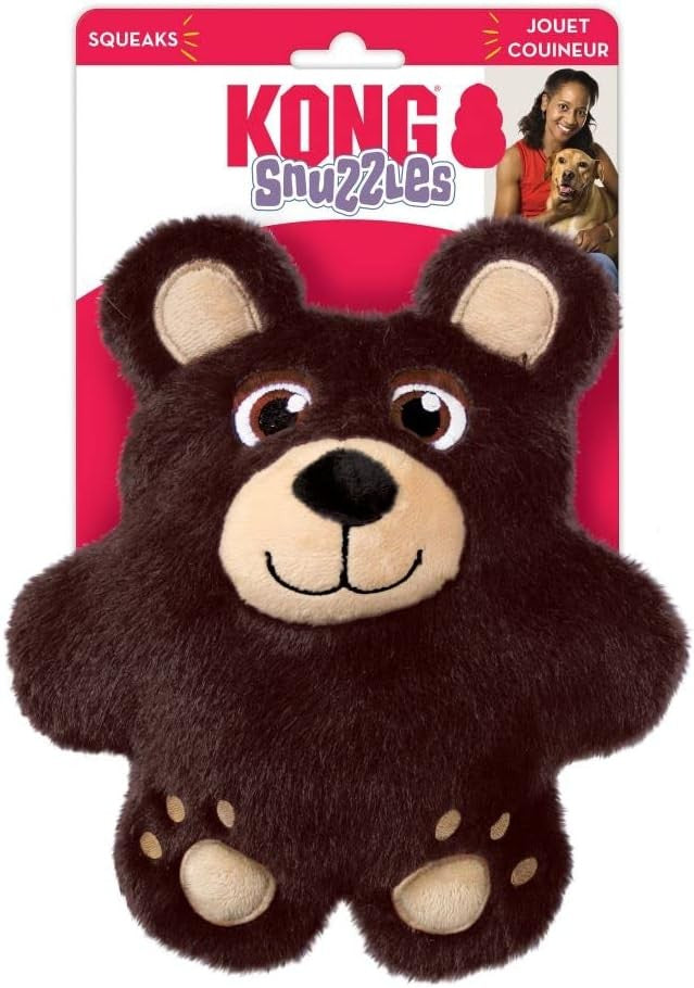 KONG Snuzzles Bear Dog Toy Medium