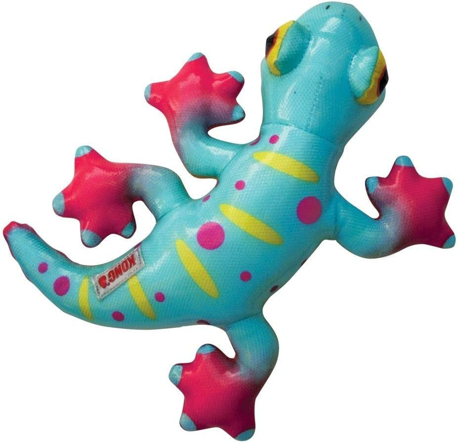 KONG Shieldz Tropics Gecko Dog Toy Medium