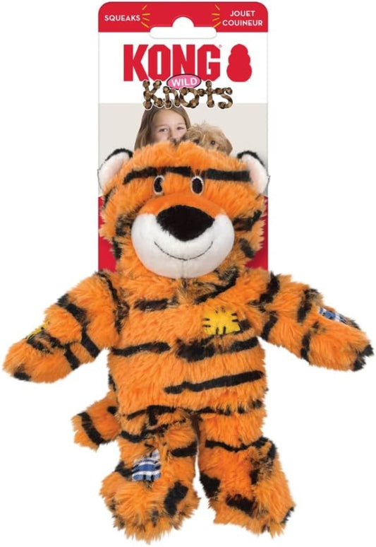 KONG Wild Knots Tiger Dog Toy