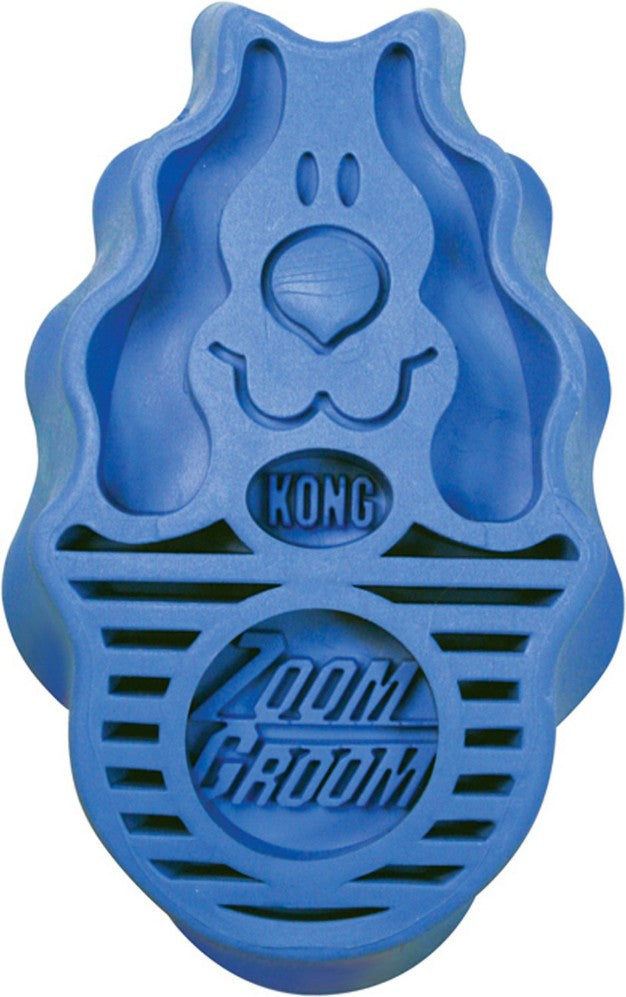 KONG Zoom Groom Brush for Dogs Boysenberry Large