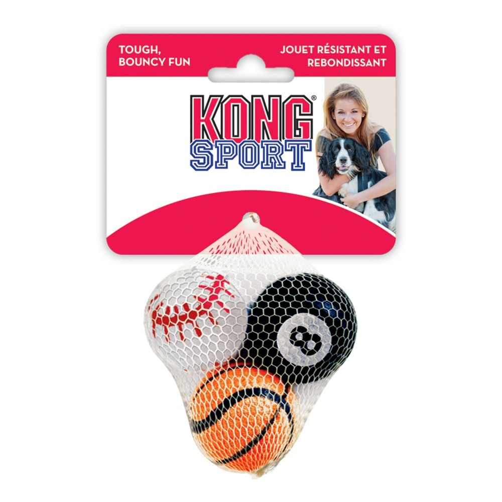 KONG Assorted Sports Balls Bouncing Dog Toys