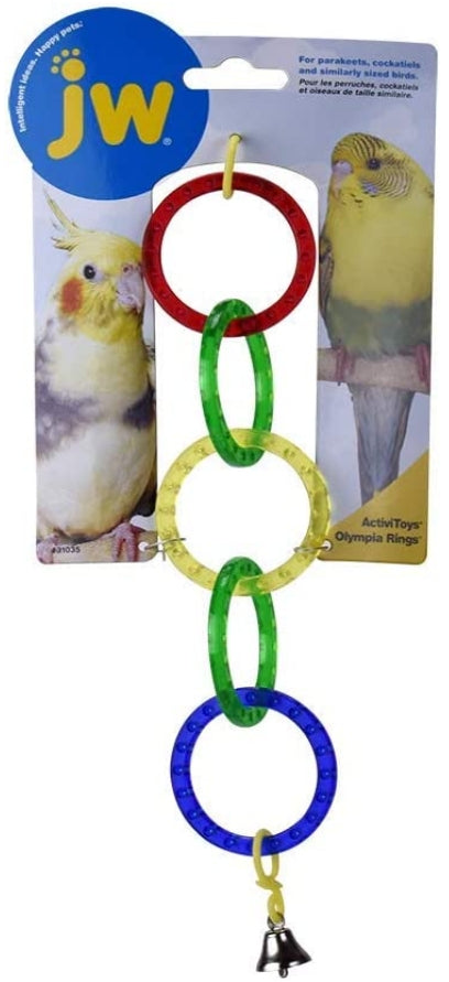 JW Pet Insight Olympic Rings Bird Toy