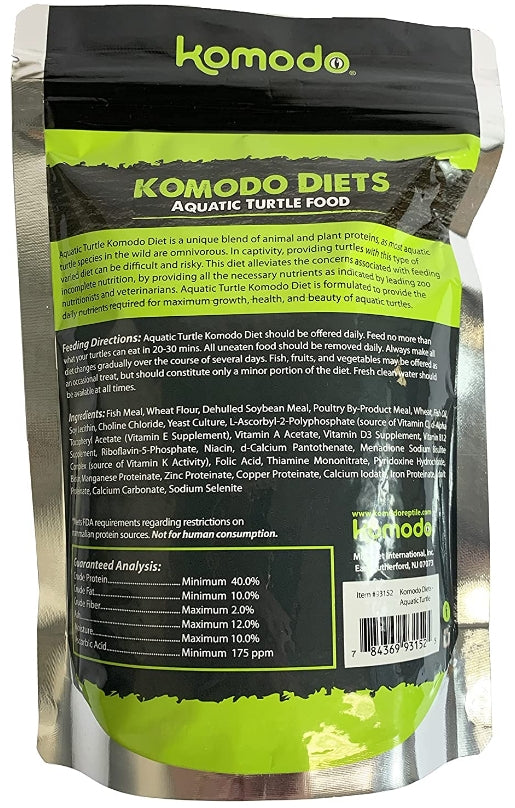 Komodo Diets Aquatic Turtle Pellet Food