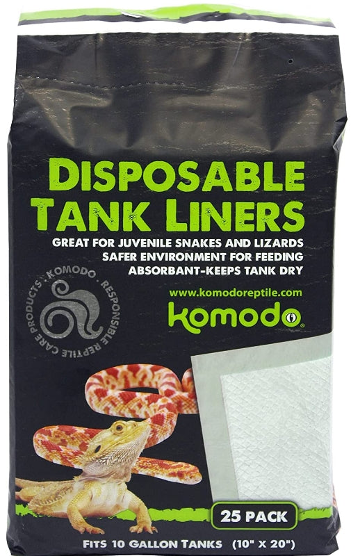 Komodo Repti-Pads Disposable Tank Liners 10 x 20 Inch