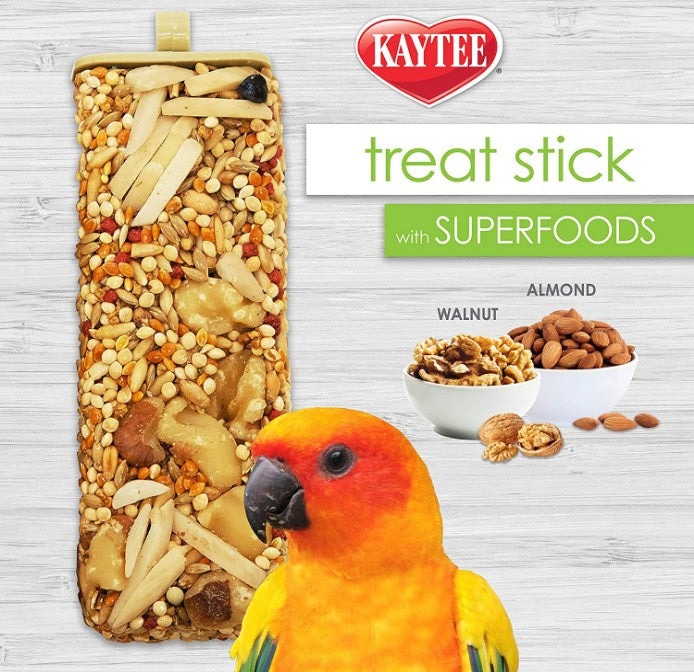 Kaytee Superfoods Avian Treat Stick Walnut and Almonds