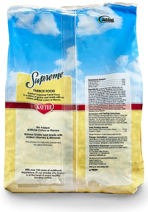 Kaytee Supreme Fortified Daily Diet Parrot