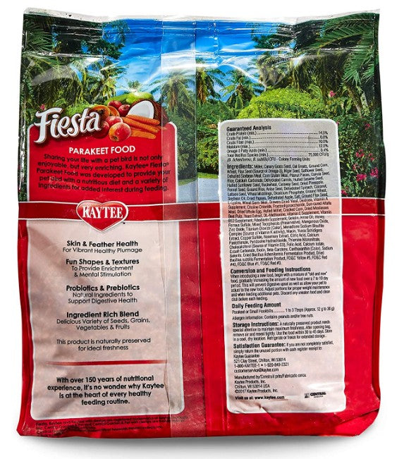 Kaytee Fiesta Parakeet Gourmet Variety Diet