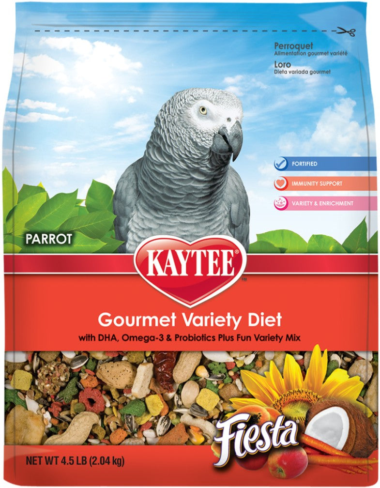 Kaytee Fiesta Parrot Gourmet Variety Diet