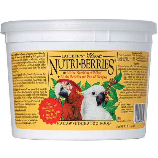 Lafeber Classic Nutri-Berries Macaw and Cockatoo Food