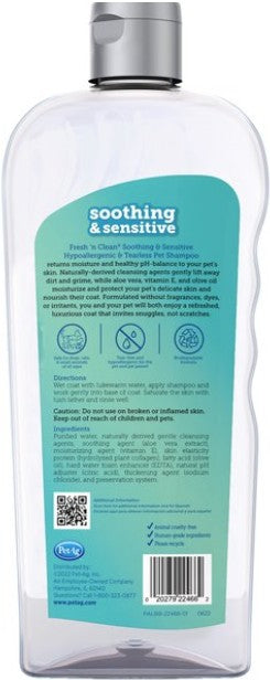 Fresh n Clean Soothing and Sensitive Hypoallergenic Pet Shampoo