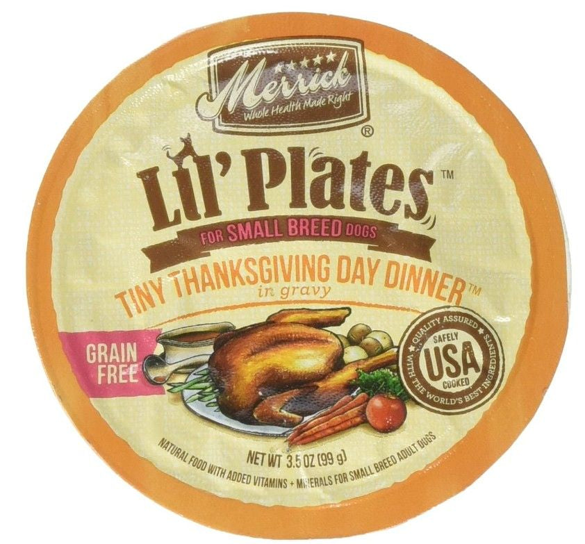 Merrick Lil' Plates Grain Free Tiny Thanksgiving Day Diner