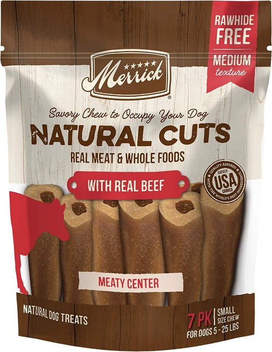 Merrick Natural Cut Beef Chew Treats Small