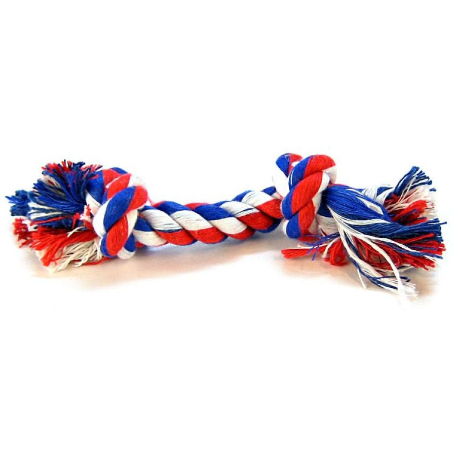 Mammoth Pet Flossy Chews Colored Rope Bone