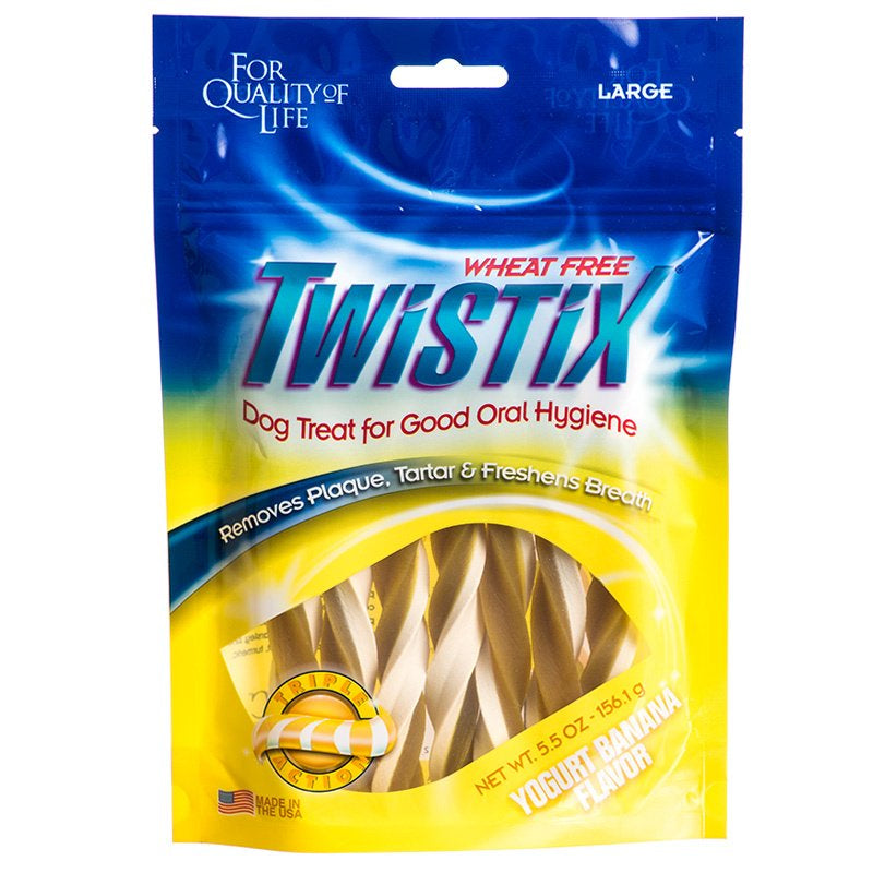 Twistix Yogurt Banana Flavor Large Dog Treats