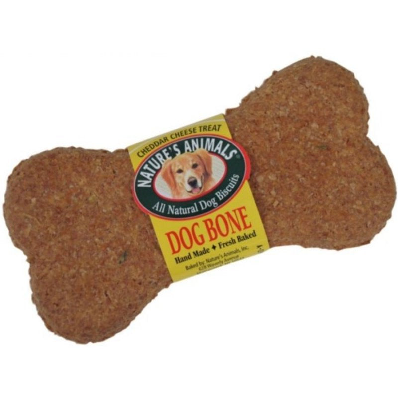 Natures Animals Dog Bone All Natural Dog Biscuits Cheddar Cheese Treat