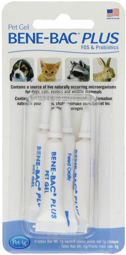 PetAg Bene-Bac Plus FOS & Probiotics Pet Gel