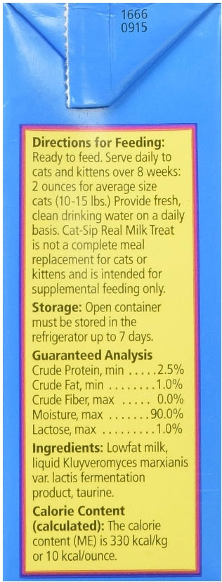 PetAg CatSip Real Milk Treat for Cats and Kittens