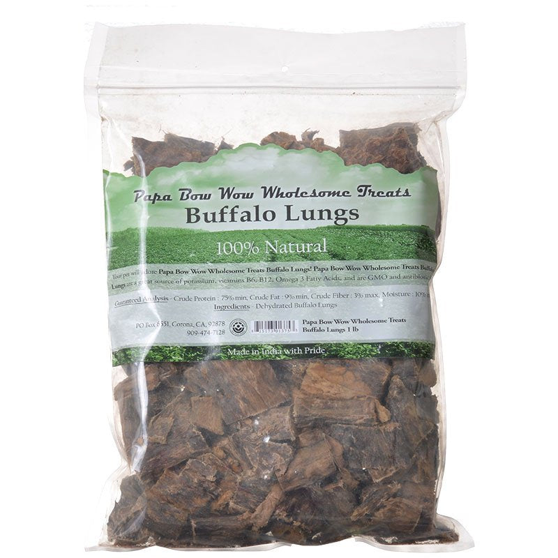 Papa Bow Wow Buffalo Lungs Dog Treats