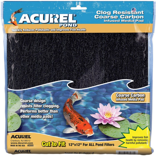 Acurel Coarse Carbon Infused Filter Media Pad