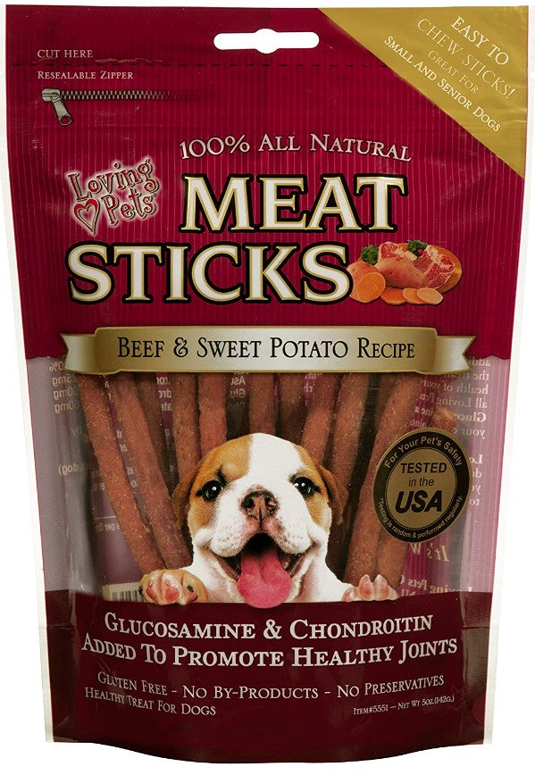 Loving Pets Meat Sticks Beef and Sweet Potato