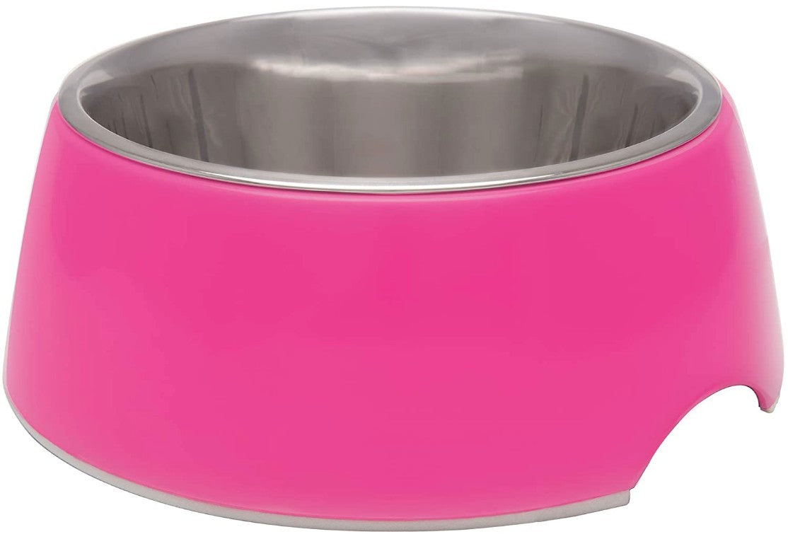 Loving Pets Hot Pink Retro Bowl