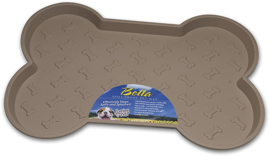 Loving Pets Bella Spill-Proof Dog Mat Tan