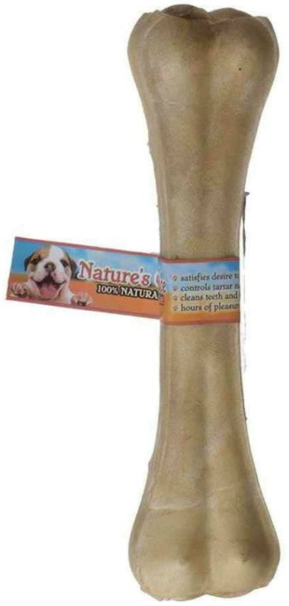 Loving Pets Natures Choice 100% Natural Rawhide Pressed 10" Bone Large