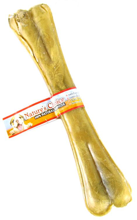 Loving Pets Natures Choice 100% Natural Rawhide Pressed 12" Bone X-Large