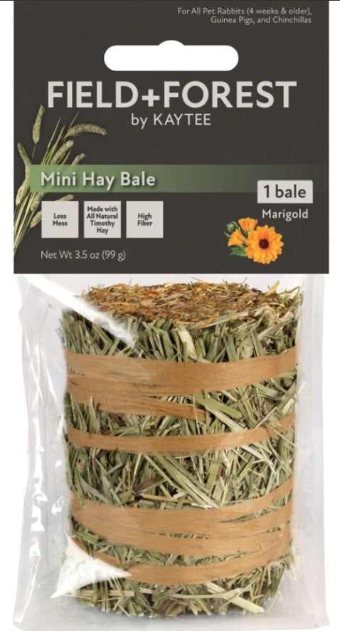 Kaytee Field and Forest Mini Hay Bale Marigold