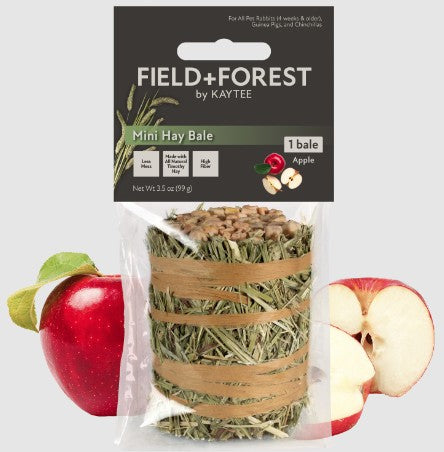 Kaytee Field and Forest Mini Hay Bale Apple