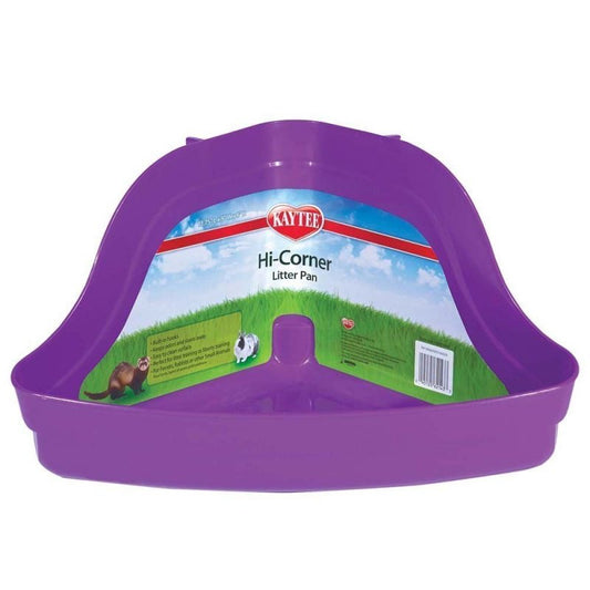 Kaytee Hi Corner Litter Pan Assorted Colors