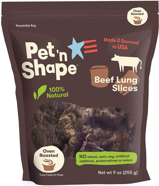 Pet n Shape Natural Beef Lung Slices Dog Treats