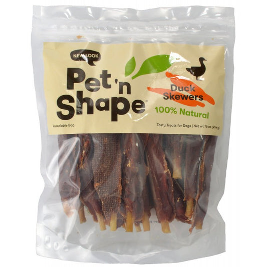 Pet n Shape Duck Skewers Natural Duck Dog Treats