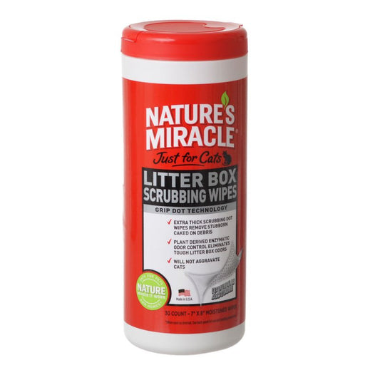 Natures Miracle Just For Cats Litter Box Wipes